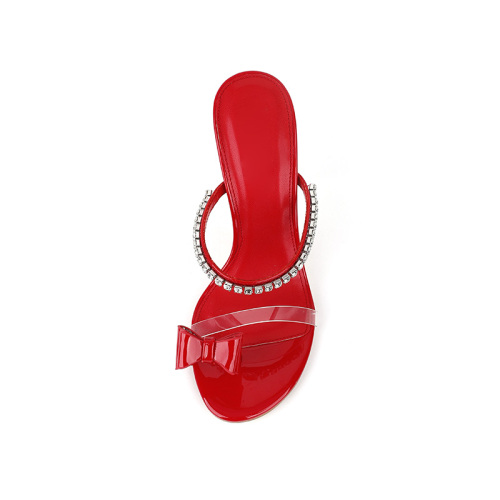 Butterfly Strap Open-Toe Stiletto Sandals