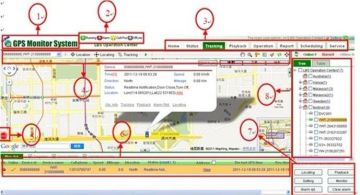 Online Management Gps Moving Map Software For Vehicle Tracking