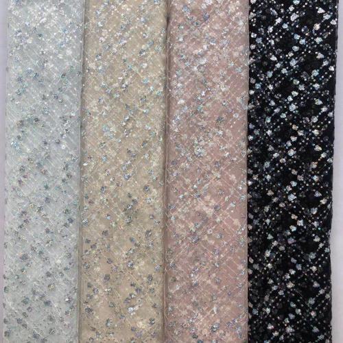 Mesh lace fabric embroidered fabric