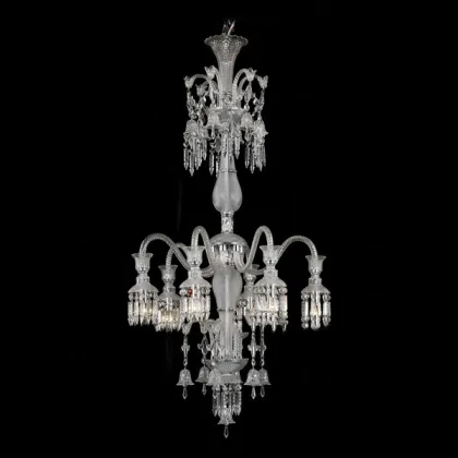 French Style Grand Duplex Villa Crystal Chandelier