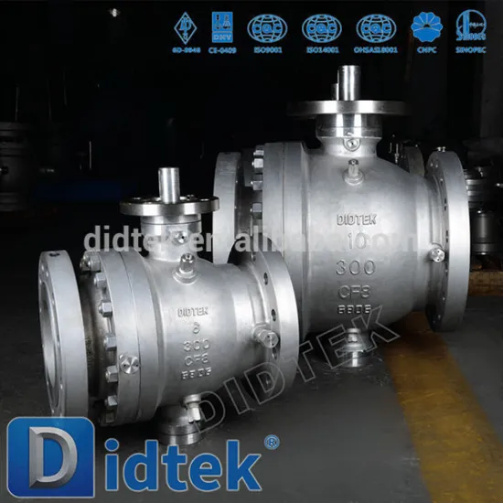 Didtek Self-cavity Pressure Relief Metal Seated Ball Valve
