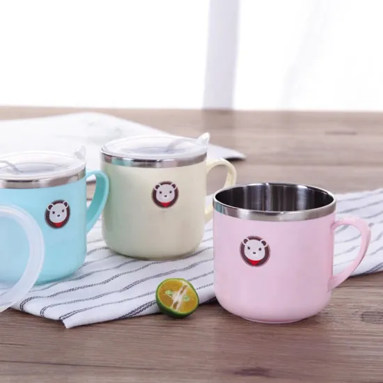 250ml Stainless Steel Feeding Insulation Baby Cup