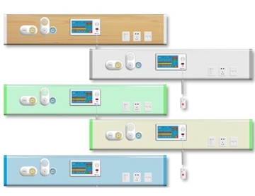Medical Bed Head Unit With Gas Outlet