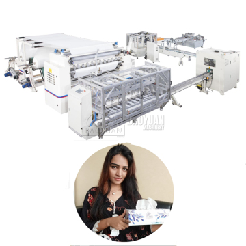 Máquina de pañuelos faciales / máquina de fabricación de papel para la venta en Argelia