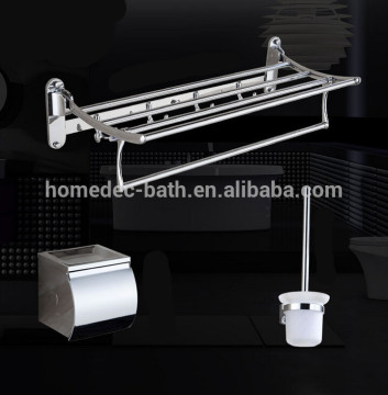 Stainless steel Bathroom Accessory 3 pcs Towel Rack Bar Roll Paper Holder, hotel balfour bathroom accessories bathroom fitting