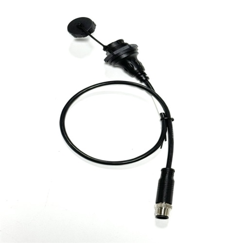 Cavo dati impermeabile per montaggio a pannello M12 4 pin codice maschio a USB AF femmina