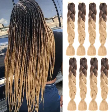 ombre candy colors jumbo braiding hair synthetic fiber for twist box braiding hair