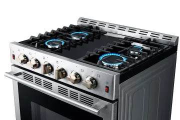 Stainless-steel Gas Range CSA 4or5 burners Bolivia