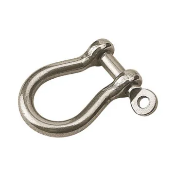 Customized Forged 316 Stainless Steel Pin Bow Shackle for Wire Rope Fittings