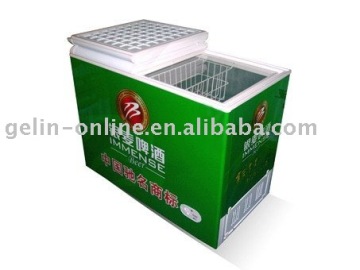 Double folding door chest freezer / refrigerator 280L
