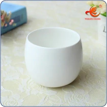 Ceramic Bone China Mug - White Coffee Cup with Logo