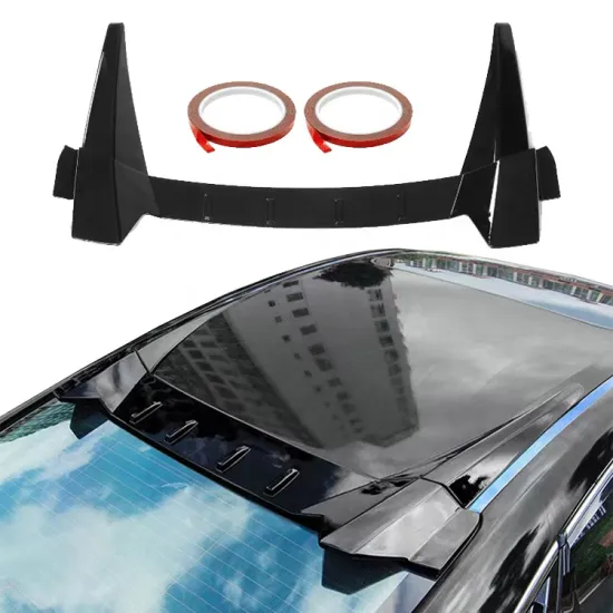 OEM Factory Black Top Spoiler Rear Roof Spoiler Wing for Civic Sedan 2016