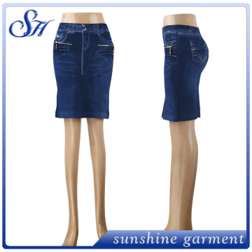 2016 hot selling Ladies hot sex jeans skirt