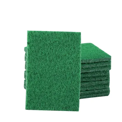 Industry Grade Green Scouring Pads - 6 Inch & 9 Inch Scouring Sponges for Polishing Steel
