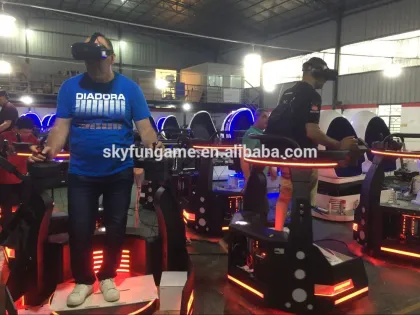 Virtual reality simulation coin operated standing vr shooting games