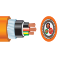 SWA สายเคเบิลวงกลม XLPE 600 / 1000V 2C + E 6mm