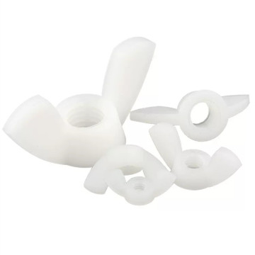 Black Nylon Butterfly Plastic Wing Nuts - M4, M6 Sizes - Pack of Hand-Tighten Fasteners