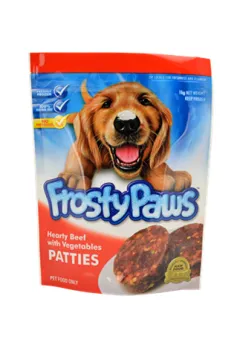 Biodegadable pet bags with zipper and tear notch