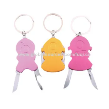 Carton Pocket Knife with Key Ring