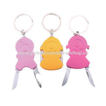 Carton Pocket Knife with Key Ring