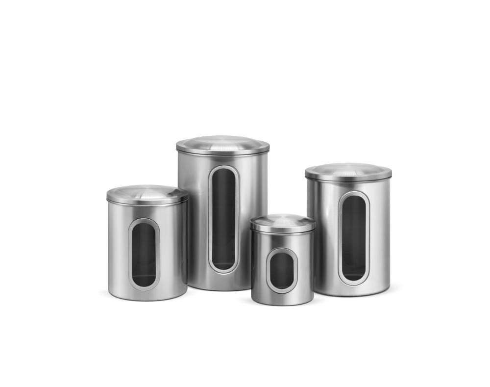 Stainless Steel Canister Coffee Tea Kitchen Canister