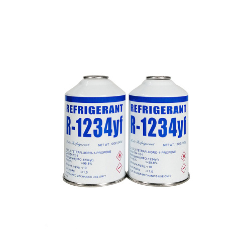 R1234YF Gas refrigerante para aire acondicionado para automóvil 340 g