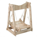Marco de escalada para gatos de lujo, rascador interior de madera, torre de varios niveles, plataforma de descanso para gatos grandes, estructura estable de cartón