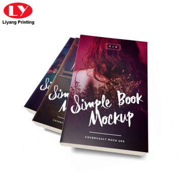 Softcover perfect binding book printing service