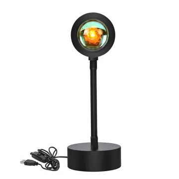 Romantic Sunset Light Lamp: Flexible Adjustable Projection Lamp for Home Atmosphere