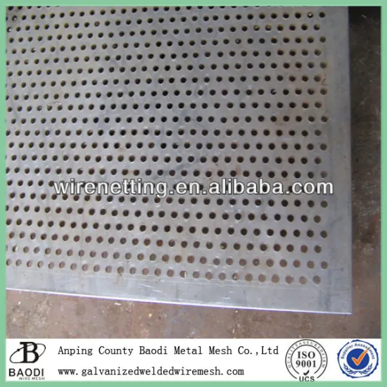 aluminum plate perforated metal