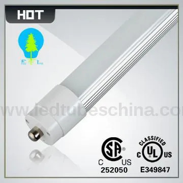 UL cUL approved 8ft led tube single pin end cap