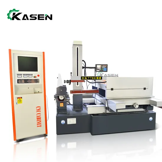 CNC Wire Cutting EDM Machine with Stepper Motor: DK7780 Model Overview