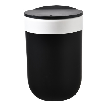 Plastic Garbage Container Bin with Press Top Lid