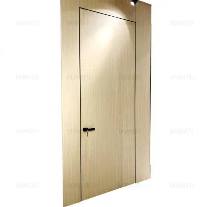 DONGYU Modern Wooden Interior Door - Hidden & Invisible Design