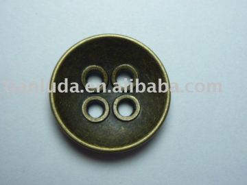 Large wholesale 4 holes cancave metal button