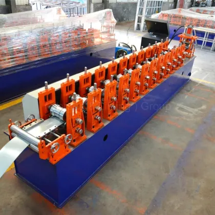 Metal Garage Doors Guide Rail Rolling Mill Machinery For Galvanized Sliding Shutter Door Guide Rails Manufactured Machine