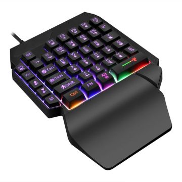 Clavier de jeu à une main direct d'usine avec service OEM filaire USB 2.0 sculpteur laser