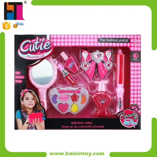 Nice Design Plastic Fashion Kids Pretend Hair Beauty Set