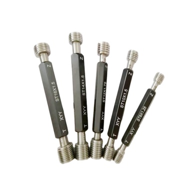 304 Stainless Steel Thread Inspection Gauge Bottom Hole Go/No-Go for Fasteners