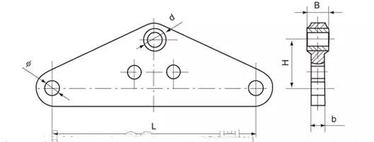 Power Line Accessories L Type Yoke Plate