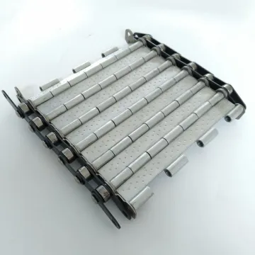 Galvanized chain plate conveyor belt special for chain plate chip remover