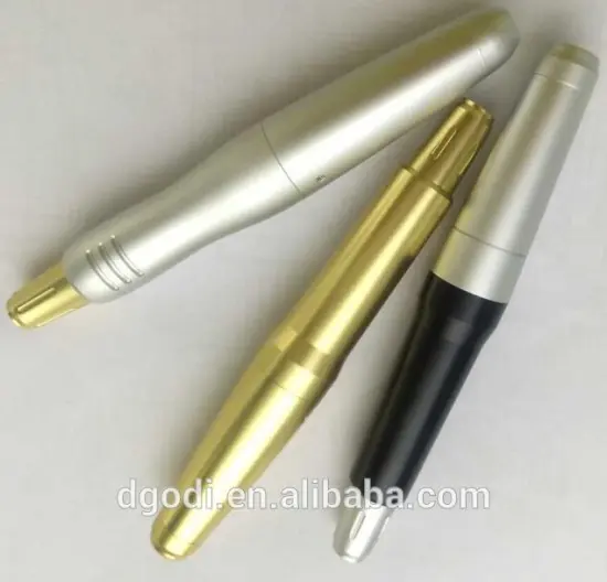 color anodized aluminum pen and tattoo machine pen
