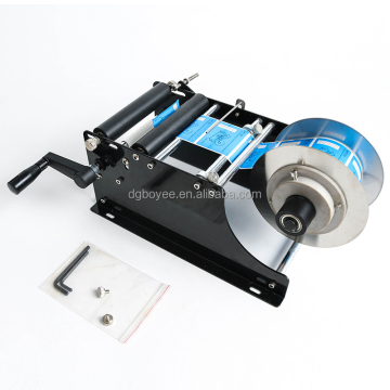 MT30 Manual Mineral Water Plastic Round Bottle Labeling Machine