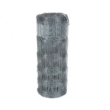 Customized Sustainable Farm Fence - Galvanized Hinge Knot Woven Cattle Fence