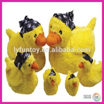 2015 customized plush pirate duck