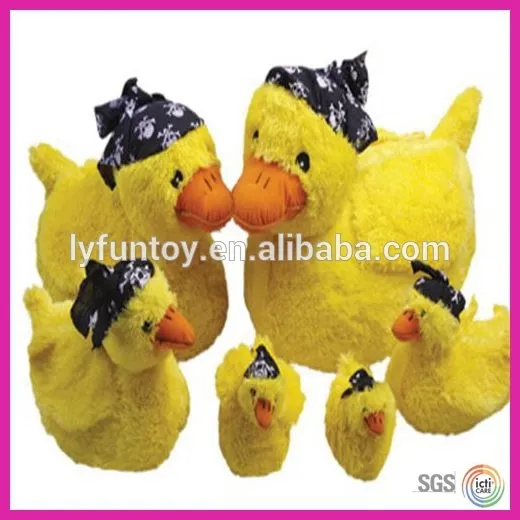 2015 customized plush pirate duck