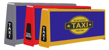 Taxiwerbung Outdoor LED Billboard