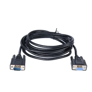 DB9 Male to DB9 Female VGA 15pin Serial RS232 Computer Cable