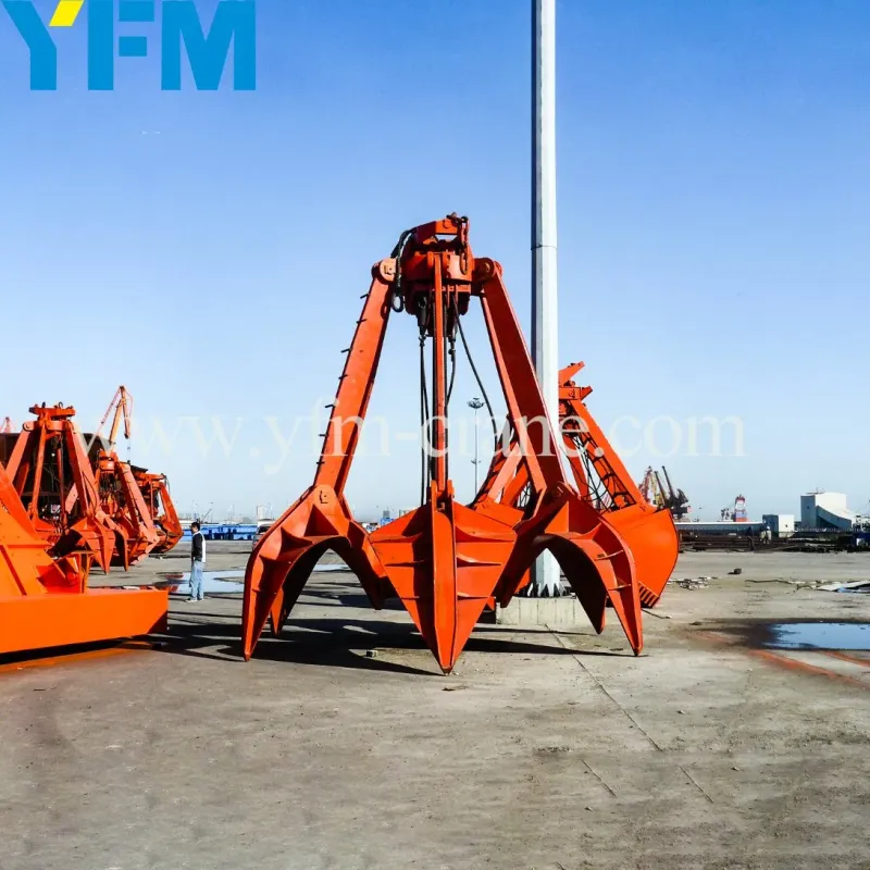 Four Rope Grab Bucket with Electro-Hydraulic System
