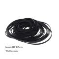 50PCS Universal Assorted Common Flat Rubber Belt Mix Cassette Tape Machine Belt for Recorders Walkman CD DVD Drives 4mm Width